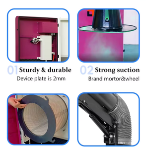 Aspirador Industrial Inteligente com Pulso de Retrolavagem + Cartucho de Filtro Nano + Ligação de Duplo Braço 2400m3/h - Product Image 5
