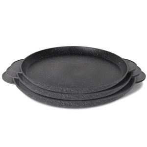 Full Size 28/32/<strong>36</strong>/40cm Diecasting Aluminum Non Stick <strong>Paella</strong> Panseafood Dish <strong>Pan</strong> Marble Coating Pizza <strong>Pan</strong> - Product Image 6