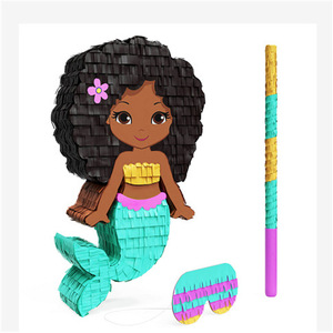 Piñata de Fête Dinosaure, Piñata Cœur d'Anniversaire, Piñata Dragon Rouge, Piñata Sirène, Piñata Chapeau Tacco pour Fêtes de Noël et Cadeaux de Fête - Product Image 4