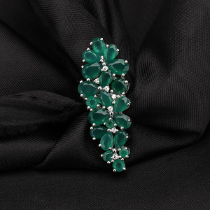 Anillos de Plata 925 con Incrustaciones de Cristal y Piedras Preciosas, Estilo Vintage para Mujer, Anillo de Boda, Fabricante Directo de Hong Kong, Disponibles en Stock - Product Image 2