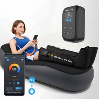 Masseur pour les pieds et les jambes à compression d'air, entièrement enveloppant, réglable, botte de récupération OEM ODM AS ALL STAR