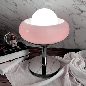 Lampada da Tavolo Space Age, Lampada da Scrivania Nordica Egg Tart Arancia the <span class=keywords><strong>Guzzini</strong></span>, Lampada da Tavolo Vintage Italiana Egg Tart - Product Image 2