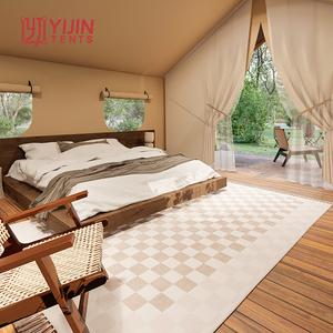Tienda <span class=keywords><strong>de</strong></span> campaña <span class=keywords><strong>de</strong></span> hotel Glamping <span class=keywords><strong>de</strong></span> nuevo diseño, venta directa del fabricante, <span class=keywords><strong>casa</strong></span> prefabricada <span class=keywords><strong>de</strong></span> lujo, tienda Safari con terraza - Product Image 5
