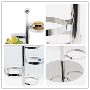 Vendita calda attrezzature da <span class=keywords><strong>cucina</strong></span> frutta ciotole del basamento del metallo cremagliera buffet riser <span class=keywords><strong>per</strong></span> la vendita - Product Image 6