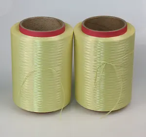 1000d להבת מעכב Para-aramid Meta ארמיד Fr זהורית מעורבב חוט Kevlars ארמיד חוט עבור Tectextiles