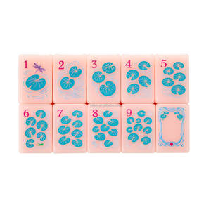 Tuiles de Mahjong Américain en Acrylique à Gravure Simple Couche Personnalisée, 160 Pièces - Product Image 6