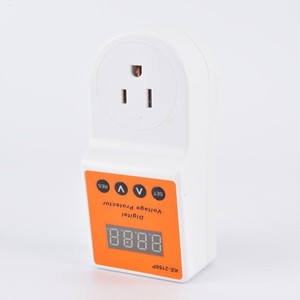 เครื่องป้องกันไฟกระชากแบบอเมริกัน 120V 220V 16A สำหรับตู้เย็น เครื่องปรับอากาศ ทีวี ปลั๊กไฟ - Product Image 4