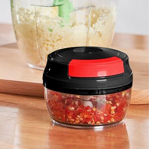 Mini Hachoir à Ail Manuel - Accessoire de Cuisine pour Samosas en Plastique - Broyeur à Ail - Product Image 2