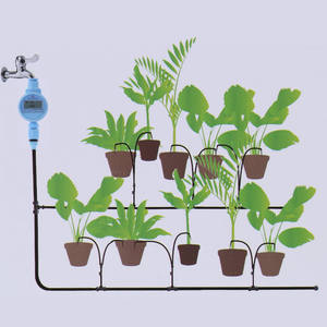 Temporizador de agua para jardín con pantalla LCD digital, controlador de riego para exteriores, para aspersores de césped y campos deportivos - Product Image 3
