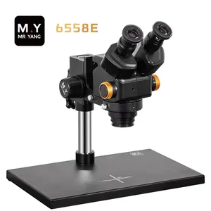 Microscope stéréoscopique binoculaire YCS MY-6558SE 7050SE pour la réparation de téléphones portables, la réparation de circuits imprimés et la soudure de puces IC, outils de réparation 6.5X-58X 7X-50X - Product Image 5