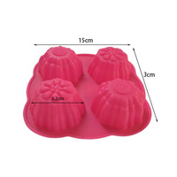 Moules à gâteaux en silicone fantaisie motif de dessin animé forme de fleur Pop Premium pour outils de cuisson Premium