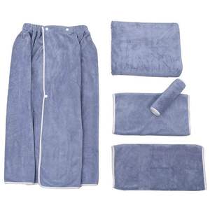 Toalla de Baño Exfoliante para SPA, Tipo Vestido/Falda, <span class=keywords><strong>Gran</strong></span> Absorción de Agua, Microfibra, para Salón de Belleza, Masajes y Cuidado de la Piel para Mujeres - Product Image 5