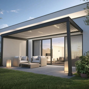 Padiglione in Lega di Alluminio Impermeabile e Durevole per Uso in Cortile - Product Image 4