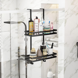 <span class=keywords><strong>Estante</strong></span> de almacenamiento de baño de perforación sin óxido tipo colgante, organizador de <span class=keywords><strong>estante</strong></span> <span class=keywords><strong>para</strong></span> champú, Gel de <span class=keywords><strong>Ducha</strong></span> - Product Image 5