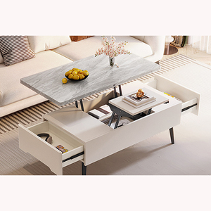 Simple New Design Wooden Study Desk Office Desk Computer Desk Household Lifting <strong>Coffee</strong> <strong>Table</strong> <strong>Expandable</strong> Dining <strong>Table</strong> - Product Image 1