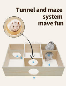 Toptan yaratıcı küçük boy ahşap <span class=keywords><strong>Hamster</strong></span> evi nefes kapalı açık evcil hayvan kafesi kuş uygulama <span class=keywords><strong>Hamster</strong></span> Hideout - Product Image 6