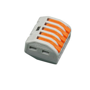 Bloque de terminales Yaosheng de inserción, 5 posiciones, 32A, 250V/4KV, universal para cables rígidos y flexibles, serie YS - Product Image 1