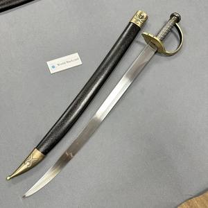 Espada Decorativa de Metal sin Filo, Espada Ceremonial Medieval Tradicional, Espada de Capitán Pirata Caribeño con Tallado Exquisito - Product Image 2