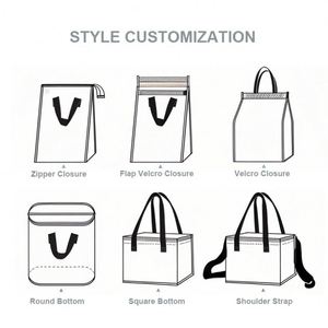 Fabric Thermal for Food Cooler Bags Custom logo Insulated Insulated <b>Backpack</b> Cooler Bag Waterproof Non Woven Cooler Bags - Product Image 4
