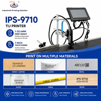 Machine de codage de bouteilles de boissons haute résolution IPS-9710 pour la date d'expiration, le code QR, le code DataMatrix, le code-barres GS1 pour les bouteilles et les sacs en plastique