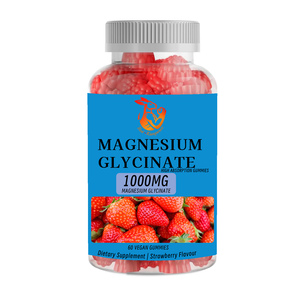 Gomitas de Glicinato de Magnesio OEM ODM con Proteína, Complejo Avanzado de Glicinato de Magnesio, Suplemento para Mejorar la Concentración - Product Image 1