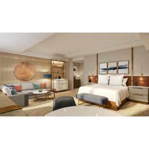 Camas Modernas de Madera de Lujo de 5 Estrellas, Juegos de Dormitorio Personalizados para Apartamentos Marriott, Muebles de Hotel Travelodge, Materiales de Grado E1 - Product Image 2