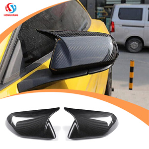 Honghang Auto Repuestos Persianas de ventana lateral Fibra de carbono Mustang Mirror <span class=keywords><strong>Corver</strong></span> para Mustang Accesorios 15-21 - Product Image 3