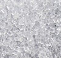 Prêt à expédier : Granulés de polycarbonate vierge transparent PC 2258, qualité alimentaire pour moulage par injection, électronique