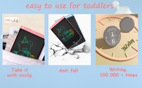 Papan Gambar Digital Elektronik untuk Anak 8.5 Inch LCD Writing Tablet Memo Pad 8.5 Inch Papan Grafiti Scribbler Pad