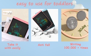 กระดานวาดภาพดิจิทัลสำหรับเด็ก ขนาด 8.5 นิ้ว จอ LCD แท็บเล็ตเขียนแบบ 8.5 นิ้ว กระดานจดบันทึก กระดานขีดเขียน - Product Image 6