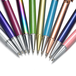 SX-BL2 özelleştirilmiş tasarım boligrafo gül altın yüzen glitter kalem planlayıcısı metalik glitter kalem sparkle okul kaynağı - Product Image 3