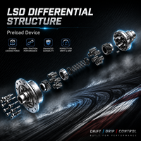 E34 E39 E46 E60 220K LSD Helicoidal de 210mm, Carcasa Grande de Acero Forjado, Reemplazo Directo, Cero Mantenimiento, Tracción Mejorada para BMW