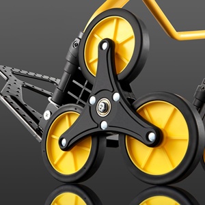 Heavy Duty OEM Customizable Shopping <strong>Hand</strong> <strong>Truck</strong> 330 LB Capacity Tools Foldable Trolley <strong>Folding</strong> Stair Climbing <strong>Dolly</strong> Cart - Product Image 3