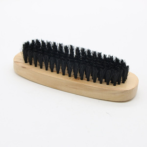 Sikat pembersih kaki hewan peliharaan, sikat pembersih sepatu bulu lembut dengan pegangan kayu pohon untuk membersihkan - Product Image 4