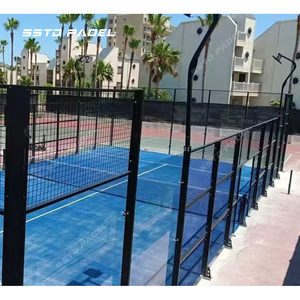 Fournisseur de terrains de <span class=keywords><strong>padel</strong></span> de qualité standard, durable et économique, <span class=keywords><strong>terrain</strong></span> de <span class=keywords><strong>padel</strong></span> classique pour le paddle-tennis, cancha de <span class=keywords><strong>padel</strong></span> - Product Image 5