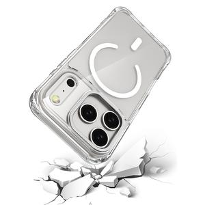 เคสป้องกันเกราะกันกระแทกแบบพิเศษสำหรับ iPhone 17 Pro เคสแม่เหล็กสีเหลืองใสป้องกันถุงลมนิรภัยสี่มุม - Product Image 5