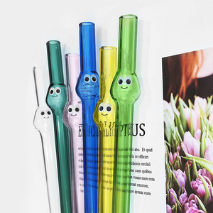 Lớn Mắt kính rơm trong suốt thẳng ống cao thủy tinh borosilicate rơm cho thanh phụ kiện - Product Image 5