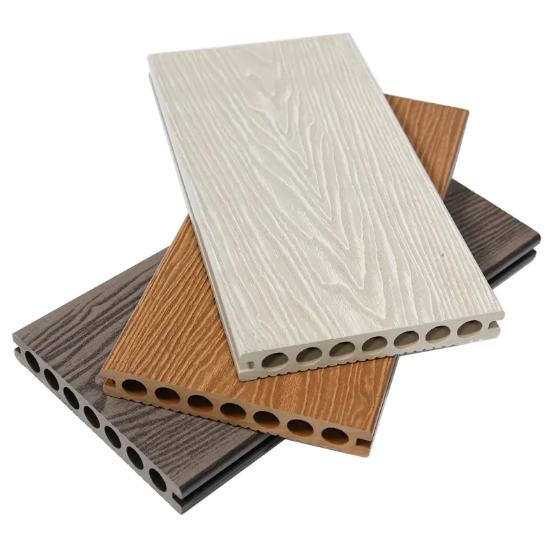 Hot sales Flame retardant Waterproof Natural wood texture 3D wood composite boards flooring