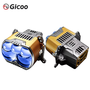 เลนส์โปรเจคเตอร์เลเซอร์ Bi-LED ขนาด 3.0 นิ้ว Gicoo สำหรับไฟตัดหมอกรถยนต์ 6000K 12V H4/H7/H11 5 ลำแสง ใช้ได้กับรถยนต์ทั่วไป - Product Image 5