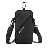 Sac de sport étanche en tissu Oxford avec fermeture éclair, support de téléphone portable, brassard de course et sacoche bandoulière pour iPhone Apple