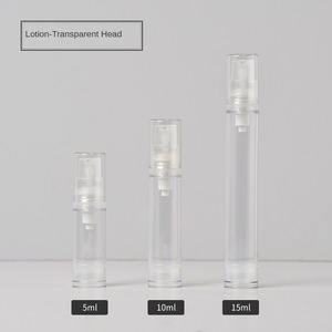5ml 10ml 15ml Clear AS Plastic Mini Cosmetic Vacuum Cream Emulsion <strong>Bottle</strong> Sample Size <strong>Perfume</strong> Airless Fine Mist <strong>Spray</strong> <strong>Bottle</strong> - Product Image 5