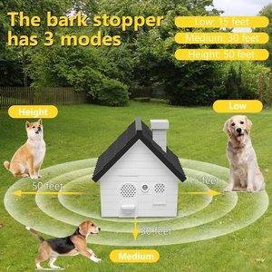 Amazon Bird House Stationaire Hond Afschrikmiddel Training Indoor <span class=keywords><strong>Outdoor</strong></span> Ultrasoon Sonische Anti Stop Geen Schors Controle-Apparaat - Product Image 6