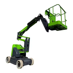 順車工場セール 350kg 250kg積載能力 リフト 14 18 20 22メートル 電動またはディーゼル式マンリフト ブームリフト - Product Image 1