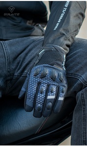 Autres accessoires pour moto, gants de moto ventilés en maille, compatibles avec les écrans tactiles, antidérapants pour l'été - Product Image 4