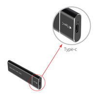 Casing Hard Drive SHUOLE M.2 NVMe SSD, Casing Disk Hard Drive 10Gbps M.2 NVMe SATA SSD