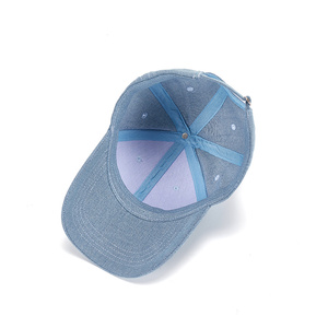 New Arrival <b>Plain</b> Trendy Patch Logo Cotton Baseball <b>Cap</b> Custom High Quality Sports <b>Cap</b> for Women Men - Product Image 3