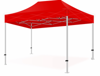 Tente d'auvent personnalisée de logo stable de la meilleure qualité 13x20ft tente portative de belvédère résistante légère et imperméable sans outil pour la foire commerciale