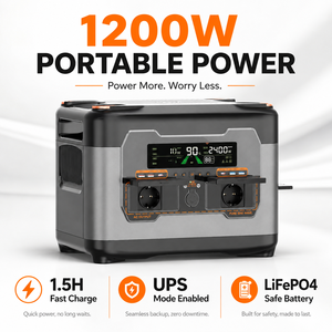 Centrale Électrique Portable Rock New Energy 2400W S2400, Générateur Solaire UPS 3500+ Cycles pour Camping et Sauvegarde Domestique - Product Image 6