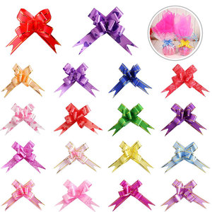 Rosa Simple hermosa cinta de PP dorada lazo de regalo mariposa tirar lazo cinta adecuada para envolver regalos decoración para fiesta de boda - Product Image 6