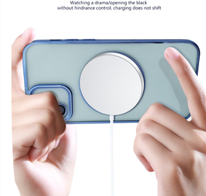 TPU morbido per <span class=keywords><strong>IPhone</strong></span> 17 calamita aria trasparente custodia per telefono cellulare custodia magnetica per <span class=keywords><strong>iPhone</strong></span> 12 Mini 13 <span class=keywords><strong>14</strong></span> <span class=keywords><strong>Pro</strong></span> <span class=keywords><strong>Max</strong></span> più 15 16 - Product Image 4